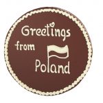 Torcik Wedlowski Okazjonalny Greetings from Poland Wedel