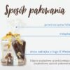 Grafika prezentująca sposób pakowania prezentów