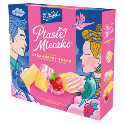 Ptasie Mleczko® o smaku  Strawberry Shake 340 g