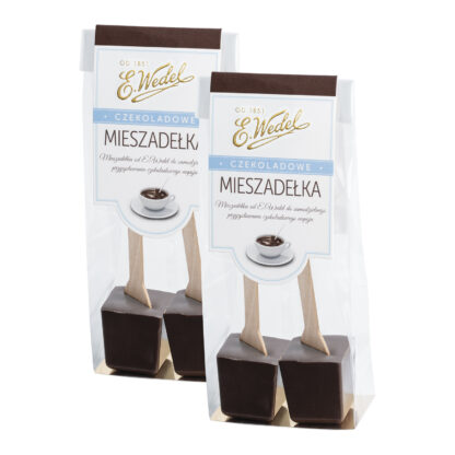 Zestaw 2 x czekoladowe mieszadełka klasyczne 60 g