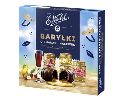 Bombonierka Baryłki o smaku nalewek Wedel