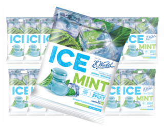 Zestaw 16 x Cukierki Ice Mint 90 g