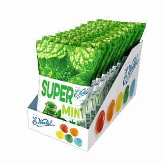 Zestaw 16 x Cukierki Supermint 90 g