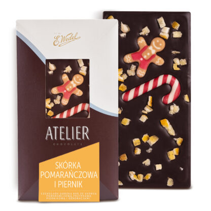 Czekolada Atelier piernik i skórka pomarańczowa 85 g