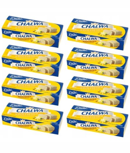 8 x Chałwa Królewska o smaku waniliowym 250 g