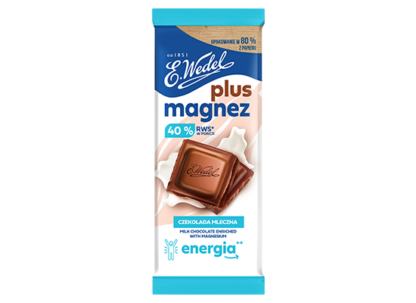 czekolada mleczna magnez plus wedel