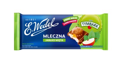 Czekolada Mleczna z nadz. jabłkowym i miętowym 289 g E.Wedel