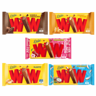 5x Wafelki WW E.Wedel mix 5 smaków