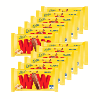 12 x Wafelki WW E.Wedel w czekoladzie mlecznej