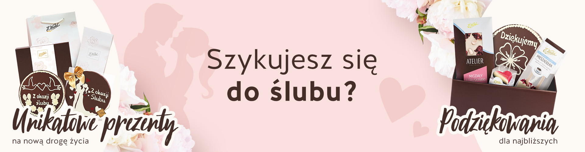 Baner na stronę internetową z okazji ślubów