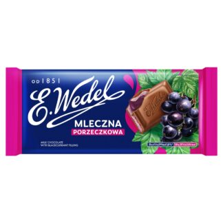 Czekolada mleczna porzeczkowa 100 g E. Wedel