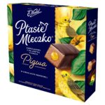 Ptasie Mleczko® z galaretką o smaku pigwa w czekoladzie deserowej 340 g