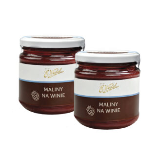 Zestaw 2x maliny na winie 200 g E.Wedel