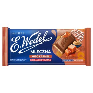 E. Wedel Czekolada mleczna o smaku miso karmel 100 g