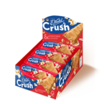 25 x Crush Baton z czekolady białej karmelowej z prażoną soloną kukurydzą i chrupkami 25 g