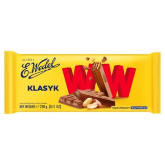 Czekolada Mleczna z wafelkami orzechowymi WW 230g
