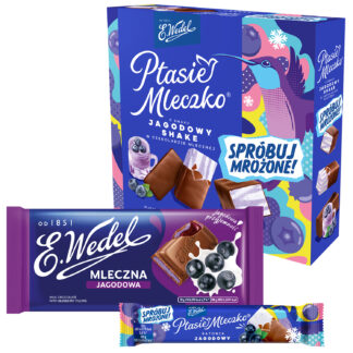 Zestaw słodyczy o smaku jagodowym E.Wedel I