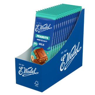 Zestaw Czekolada mleczna & solone orzeszki E.Wedel 14x 150 g