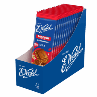 Zestaw Czekolada mleczna & solona kukurydza i chrupki E.Wedel 14x 150g