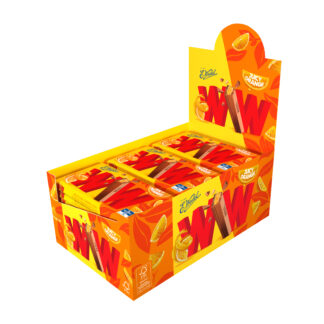 24 x Wafel WW z nadzieniem pomarańczowym w mlecznej czekoladzie 45g